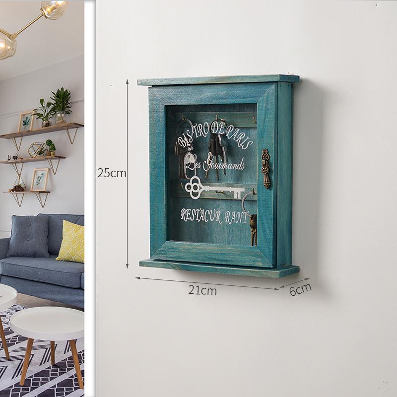 

Коробка для зберігання ключів з масиву дерева, настінна, для передпокою, вітальні, креативна, домашнє оздоблення, декорація, вхід, зберігання ключів, ключниця