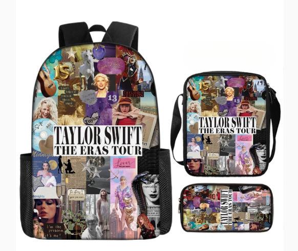 Taylorswift Taylor Swift Elementary School Bag Children'S Cartoon Backpack Anime Backpack Satchel