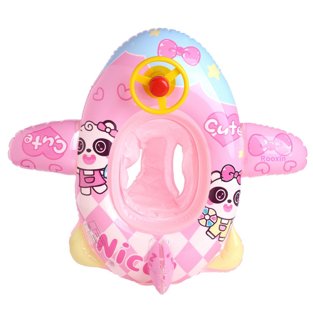 Rooxin Baby Swimming Ring Water Play Tube Pool Floats for Children Swim Circle Unicorn Flamingo Pool Inflatable Toy Summer Party St Practical Use