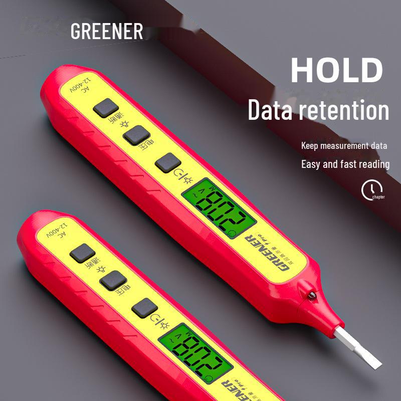 Green Forest Multi-Function Electrician Test Pen: Intelligent Leakage Detection & Induction for Household Use.