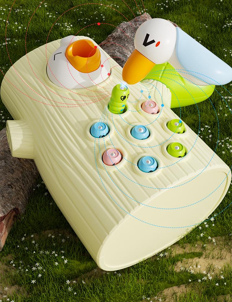 Early Education Worm-Catching Toy for Kids Ages 1-4