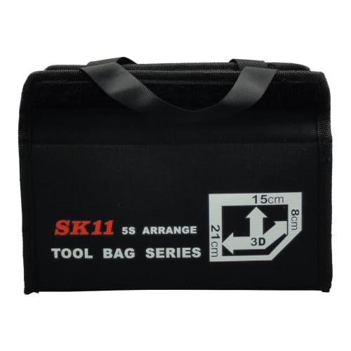 SK11 3D Small Bag, Black, Velcro Closure, Tool Bag, SSB-1521