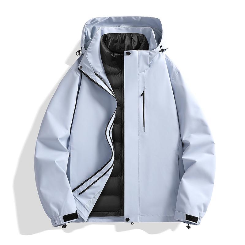 New outdoor jacket down liner three-in-one two-piece jacket casual fashion warm jacket