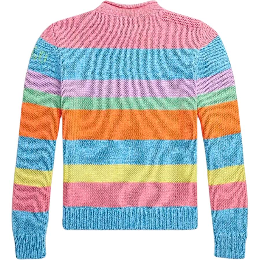 Polo Ralph Lauren Rainbow Stripe Cotton Crew Neck Sweater Kids sweater 313935055-001