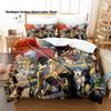 3D Printed Fairy Tail Anime Bedding Set Duvet Cover Pillowcase For Fans Bedroom Decor Twin Full Queen King Size Bed Linen