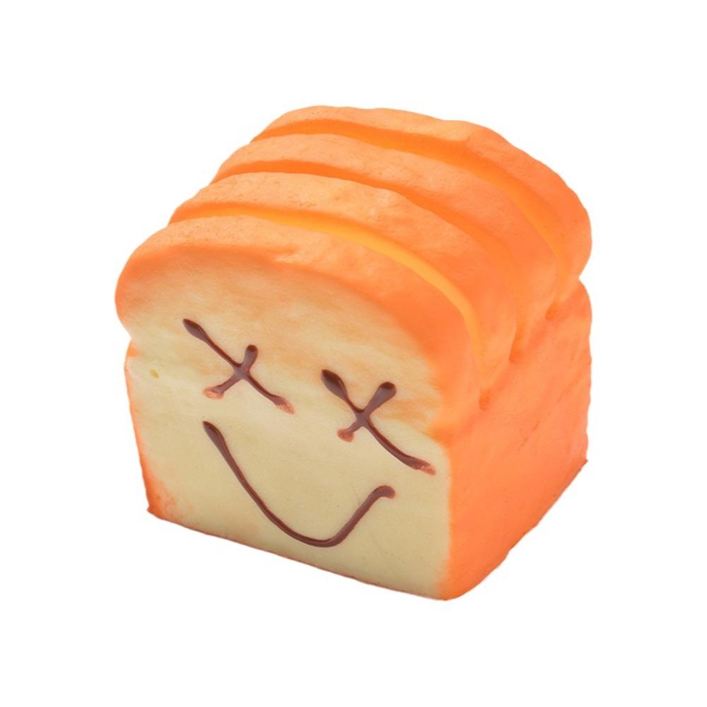 Soft Toast Squeeze Toy Cartoon Stress Squeeze Toy New Fidget Squeeze Toy For Stress Relief 1