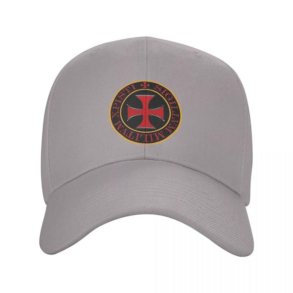 Baseballkappe mit Tempelritterkreuz für Erwachsene, Christus, christliche Kreuzzüge, verstellbare Papa-Mütze für Unisex-Frauen, Sport-Snapback-Kappen