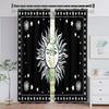 Tarot Mandala Spiritural Vibrant Window Panel Drapes in Children Bedroom Living Room Hall Treatments Kitchen Decoration Drapes Blinds