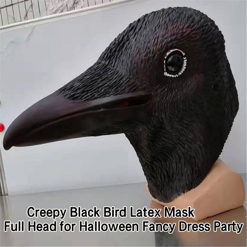 Halloween Vogelhoofd Masker Nieuwigheid Dier Vogel Volledig Hoofd Masker Latex Masker voor Halloween Maskerade Carnavals Cosplay Feest