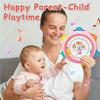 Non-Toxic Handheld Tambourine | Hand Percussion Instrument For Music Education Gifts And Grasp Rattle Music Education Party Gift