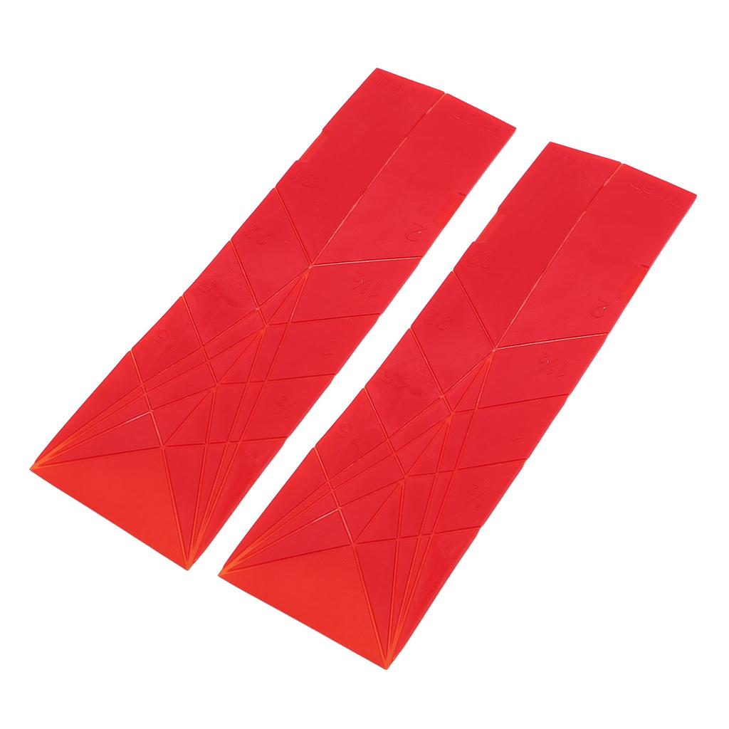 2PCS Flat Measuring Spoons 3 In 1 Polygon Folds Spoon Tool Multifunctional Folding Kitchen Gadget