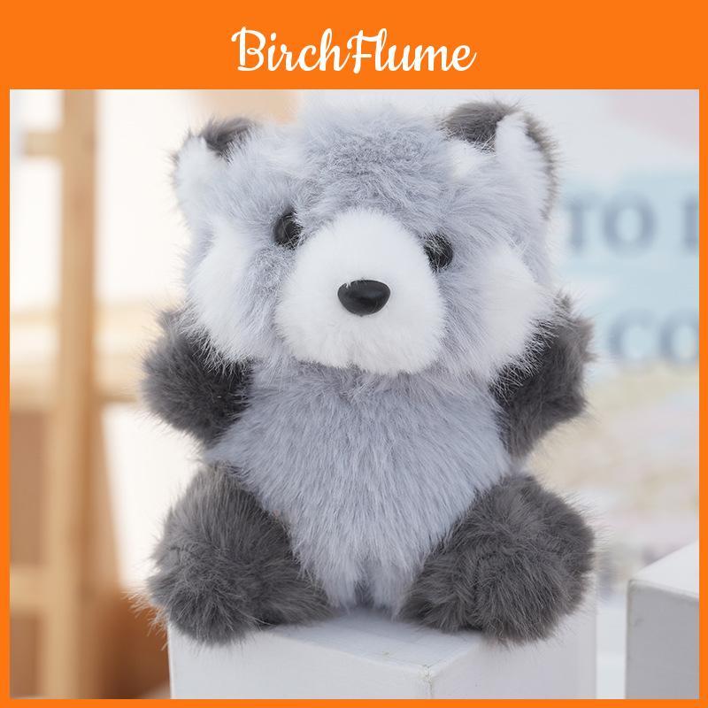Small Raccoon Plush Toy Car Seat Decor With Pp Cotton Filling For Kids And Gifts