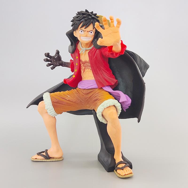 One Piece Onigashima Luffy, Zoro, Ace, & Sanji Anime Figurine Set