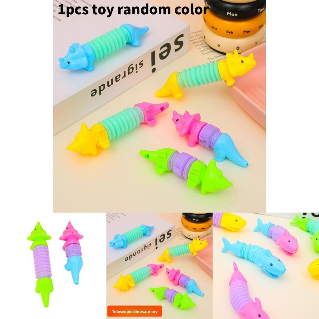 Dinosaur Shark Stretching Tube Toy With Stress Relief Animal For Kids