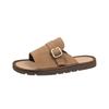 Spring and Summer New Outer Wear Casual Thick-bottomed Cool Slippers Women's Foreign Trade Large Size Open-toed Beach Slippers Women
