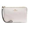 Coach Corner Zip 16 Crossgrain Leather Clutch Wallet Mini Women Wallet White 58032-IMCHK