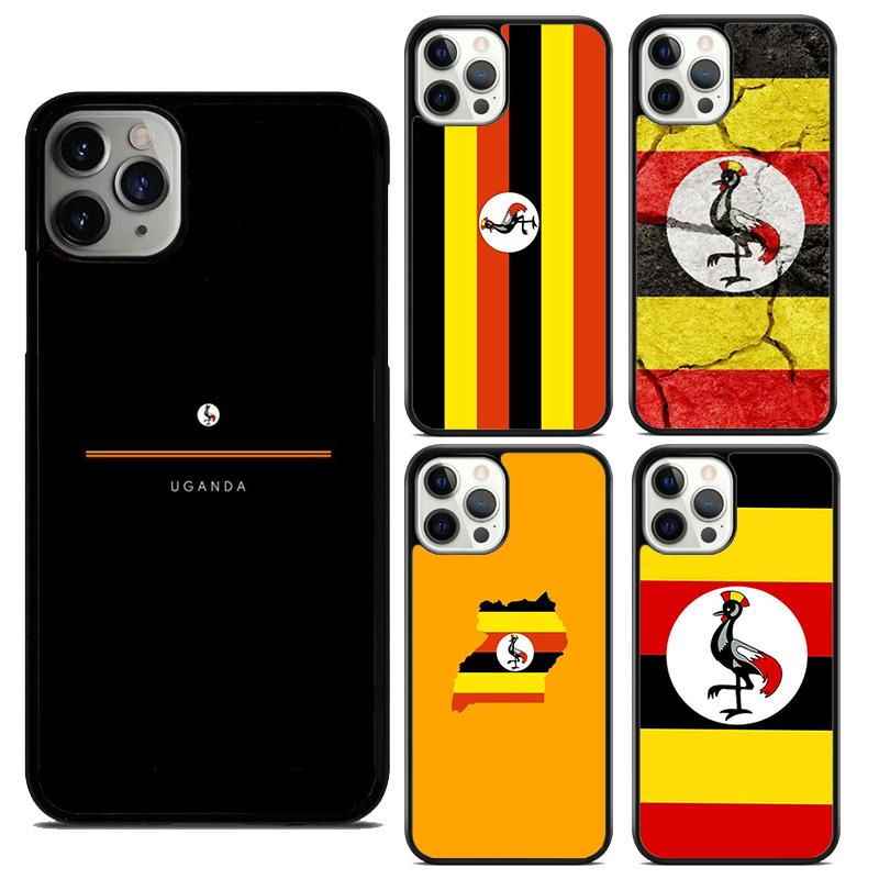 Uganda Flag Phone Case Cover For iPhone 17 Air 16 15 14 Plus 12 13 Pro Max Coque Shell Fundas