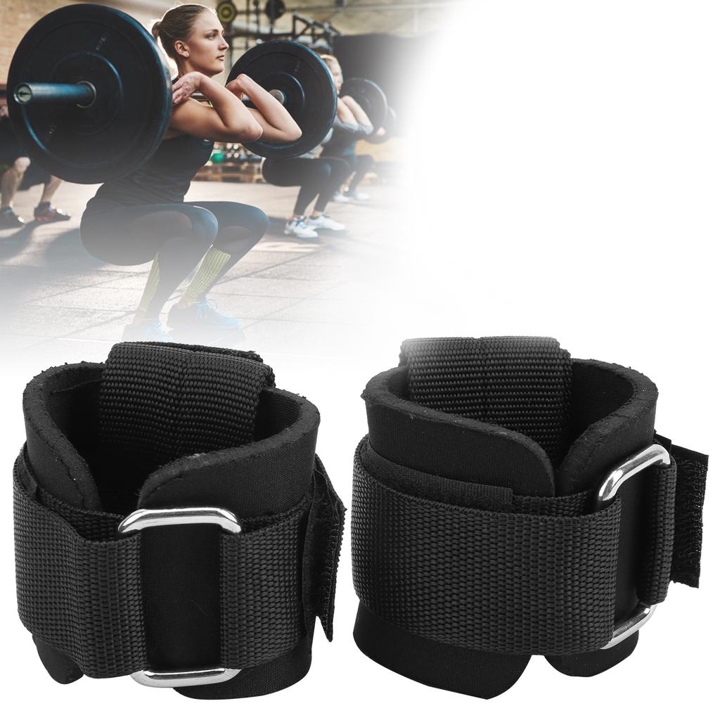 Unisex Weightlifting Wrist Band Support Belt Fitness Exercises Bracer Belt Black