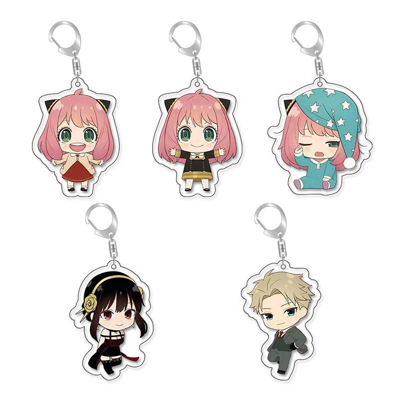 Cheie de keychain, pandantiv pentru rucsac, Anya, Lloyd, Yor din Anime Spy x Family