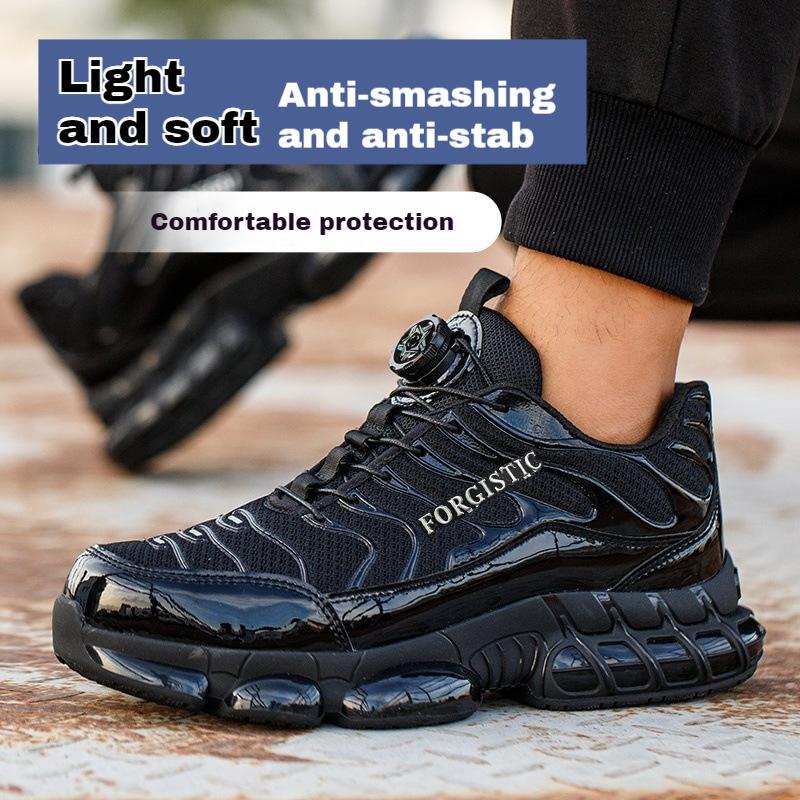 Stilvolle Sicherheits-Schutzschuhe Herren Sicherheitsschuhe Anti-Quetsch Anti-Durchstich Arbeits-Schuhwerk Stahlkappe Herren Plüsch-Komfort Arbeitsstiefel