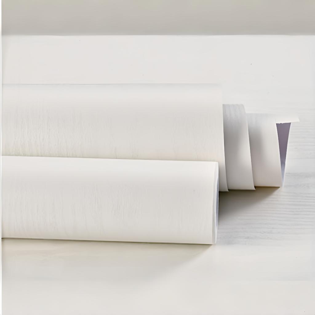 1Roll Peel and Stick Floor sticker Natural Wood Grain Appearance Self Adhesive Scratch Prevention Suitable for Kit