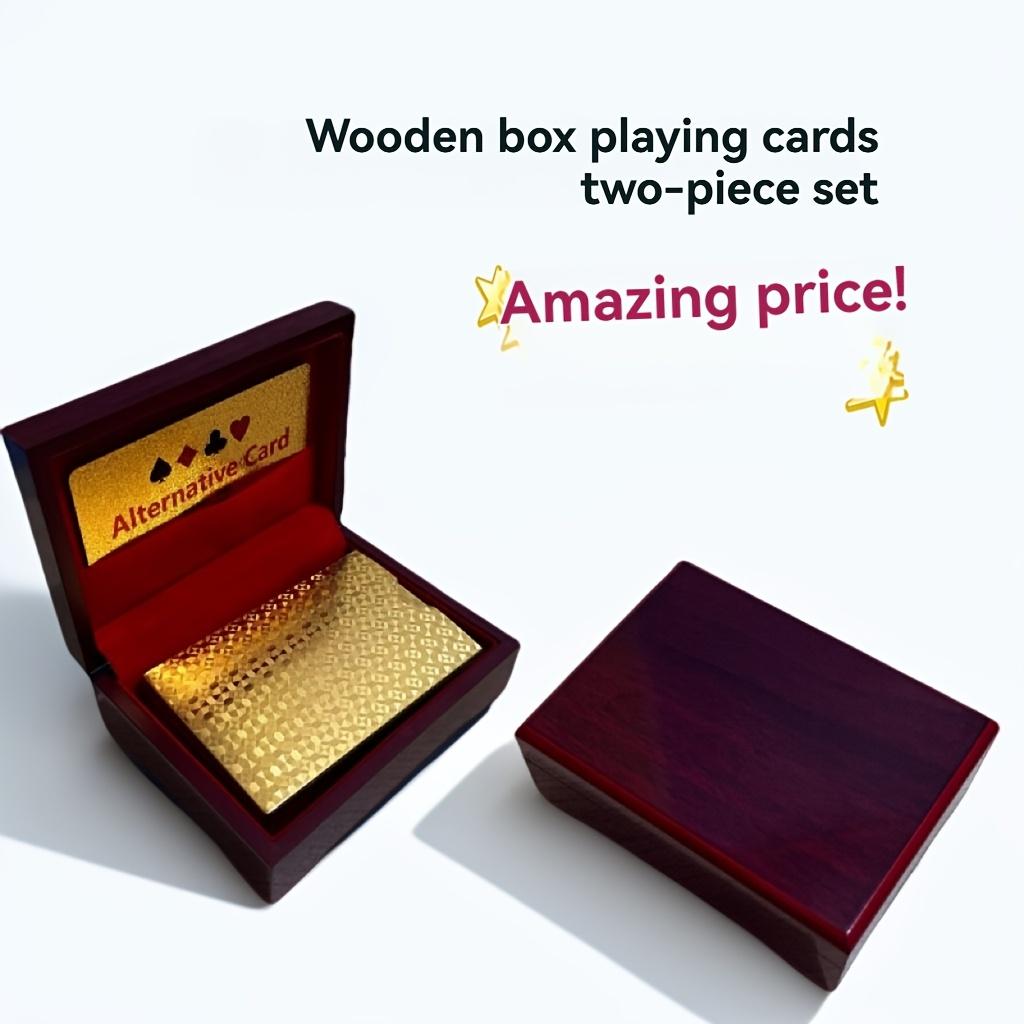 Gold Waterproof Playing Cards - Poker Deck for Parties and Games