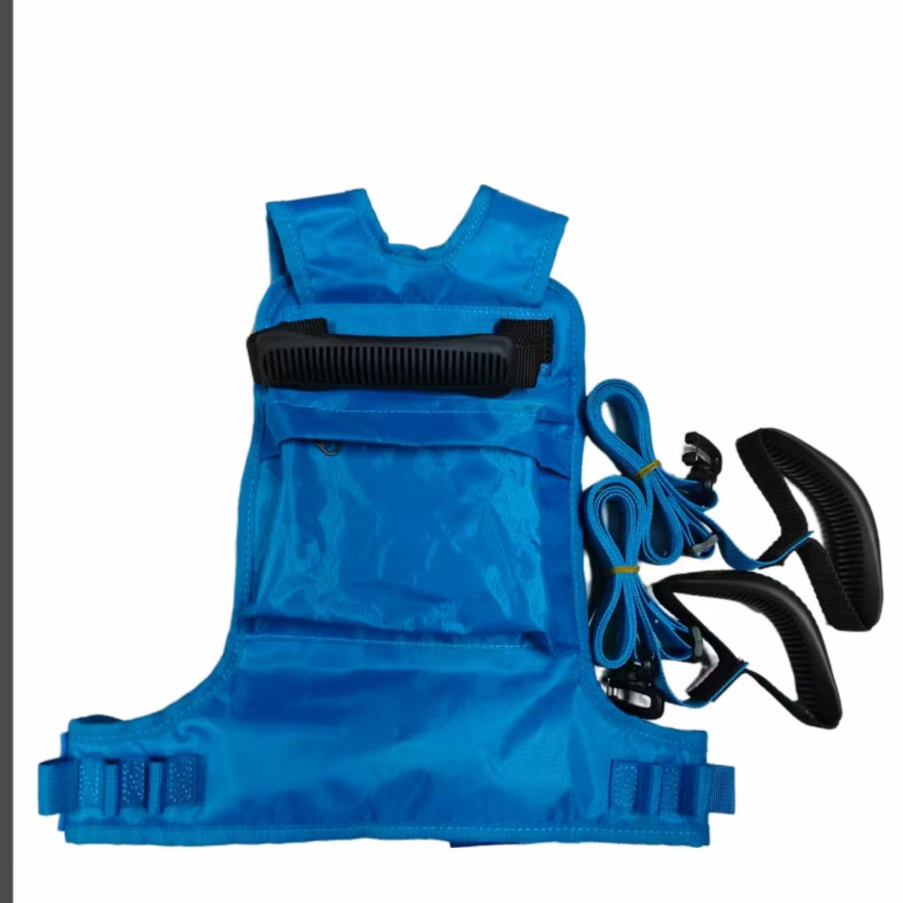 Kids Ski Training Harness with Shock Absorbing Leashes,Waterproof Harness Leash for Toddlers Age 2-8 Ski Snowboard Skate Cycling синий