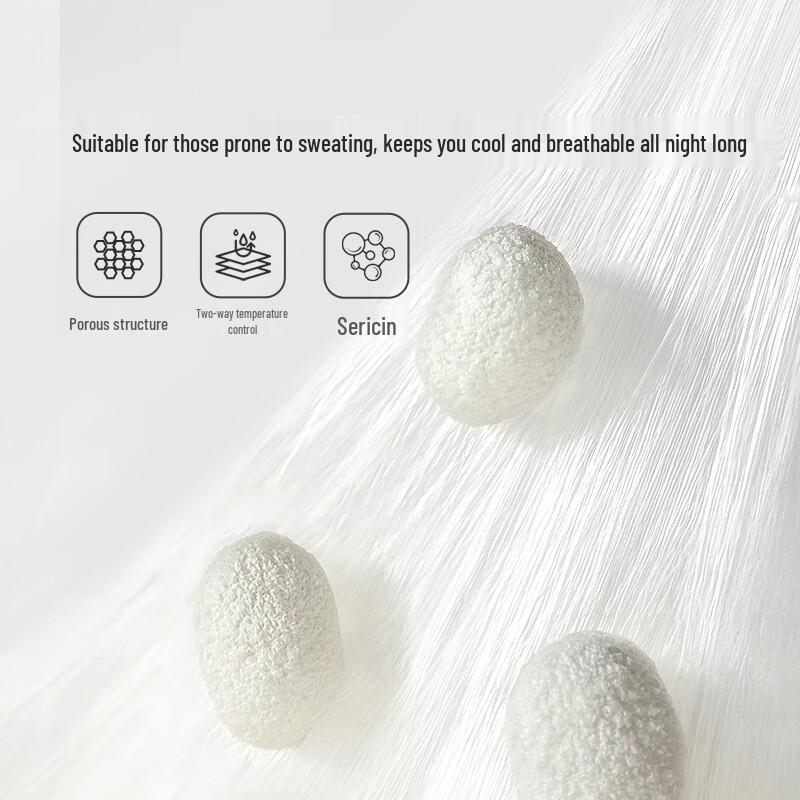 Mling Tussah Silk All-Season Two-in-One Comforter