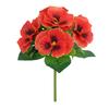 Realistic Silk Pansy Orchid Bouquet for Bridal Shower Decor Office Space Styling and Professional Photography Props