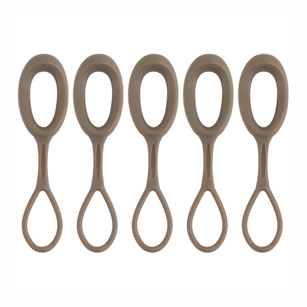 5lots Upgraded Zippers Pull Zippers Strong Cord Zippers Pull Replacement Cord for Jackets Clothing Bags