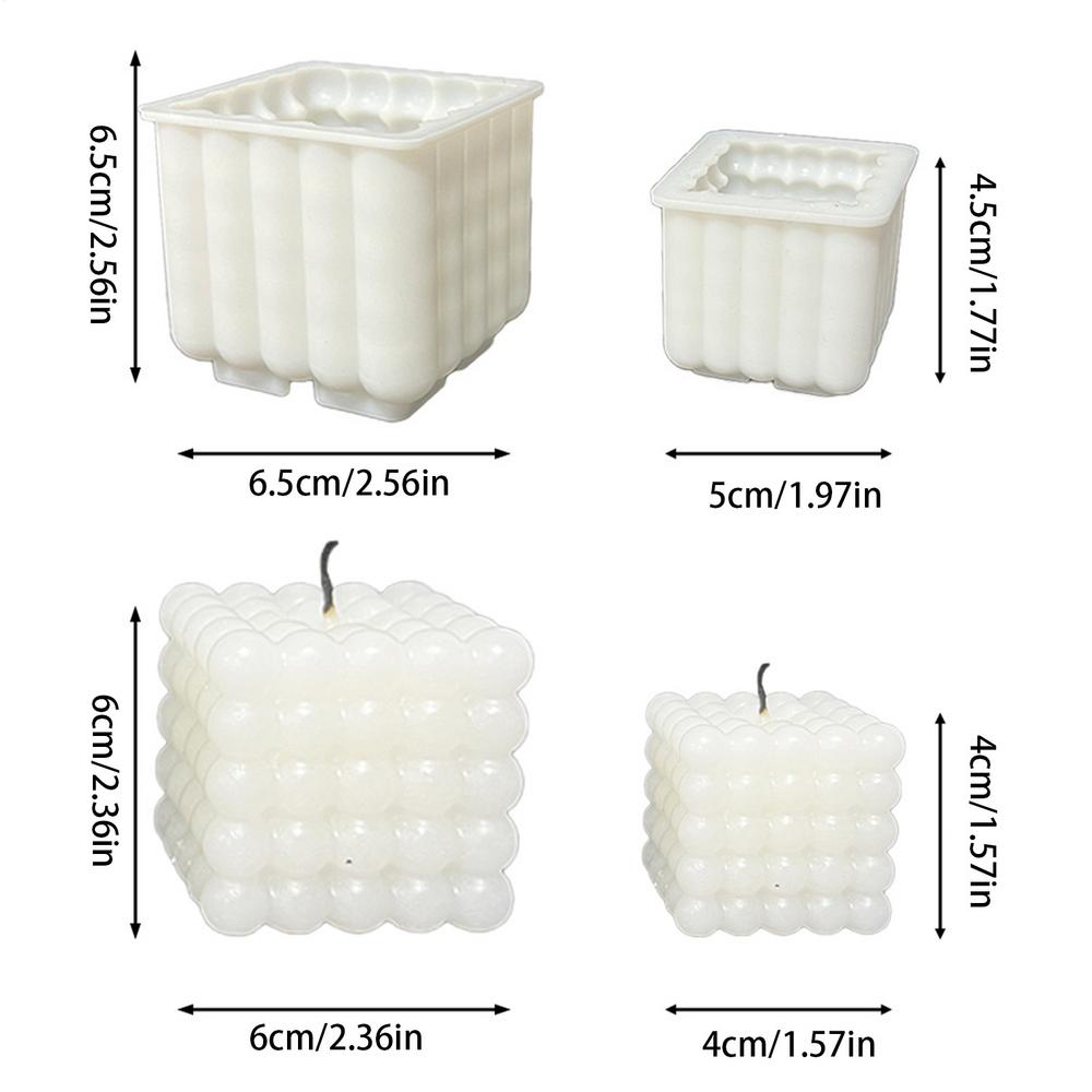 

Candle Making Molds 2 Pieces Reusable Craft Supplies Modern Candle Making Silicone Molds For Wax Plaster Soap Resin Casting Home