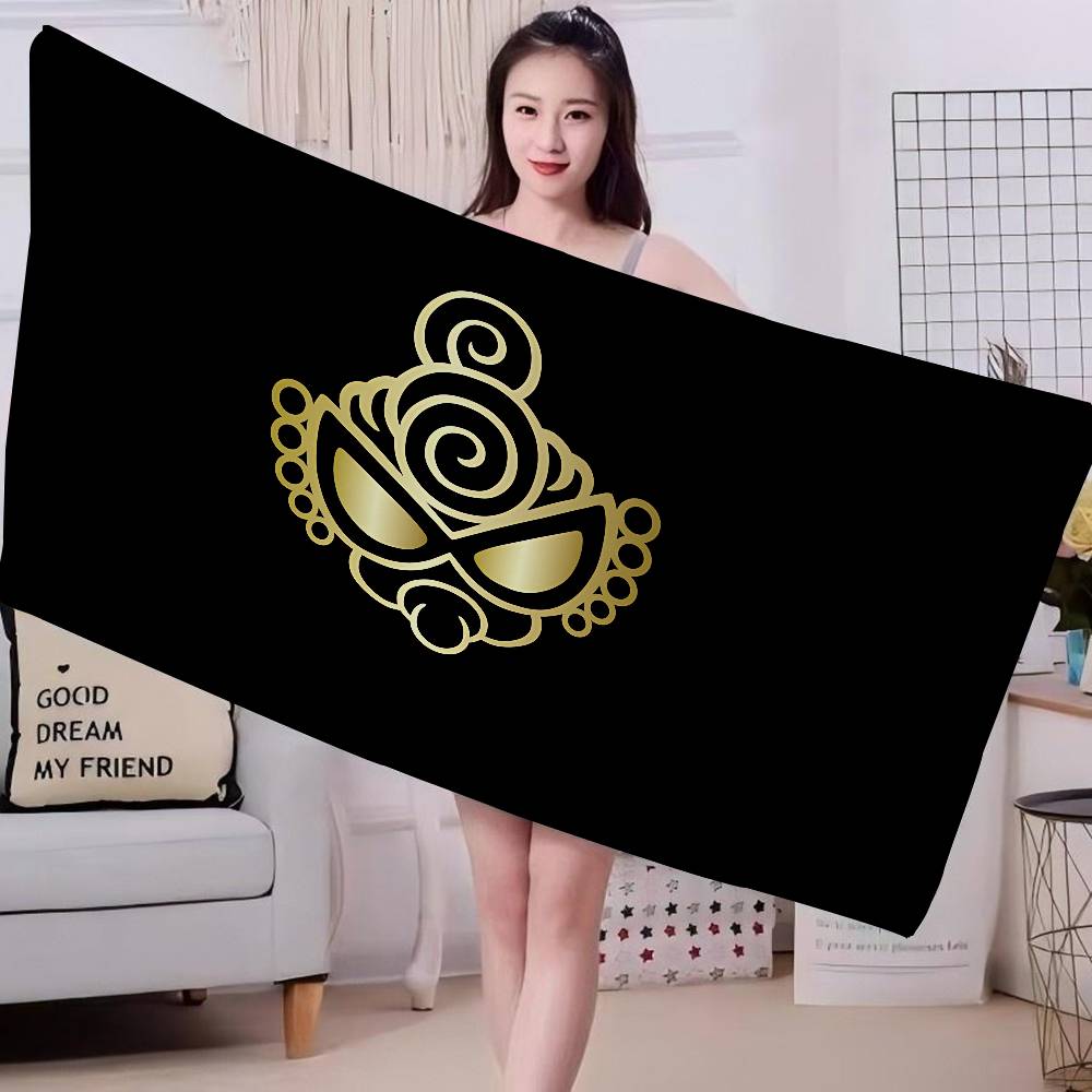 Japan Fashion H-Hysteric M-Mini Microfiber Printed Beach Towel Mountain Climbing Yoga Beach Swimming Running Absorbent Towel