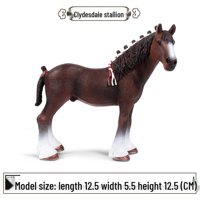 Children's Prancing Horse and Jockey Toy Set