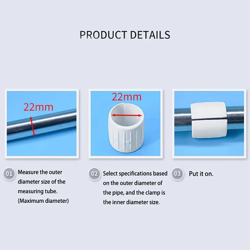 U-Shaped Pipe ClampsPlastic Furniture Foot Pads Table Leg Covers Chair Pads Anti Slip Floor Protection Covers Pipe Caps
