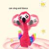 Talking And Singing Flamingo Plush Toy Interactive Birthday Gift