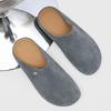 2025 Summer New Lazy One-pedal Casual Outdoor Half-bag Head Slippers 19987 gray-K