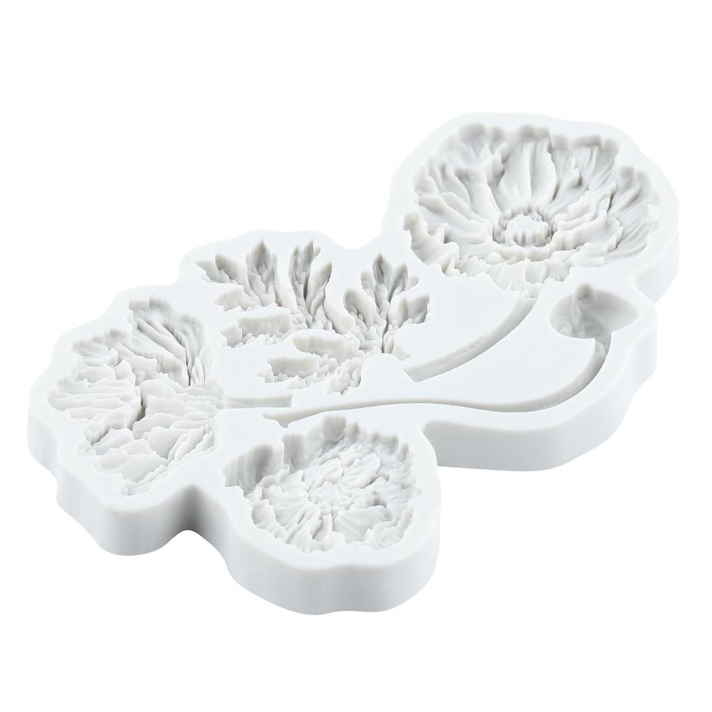 Stampi in Silicone Fiore di Papavero Stampo in Fondant Fiore Strumenti per Decorare Torte Topper per Cupcake Stampo per Caramelle Cioccolato Gumpaste