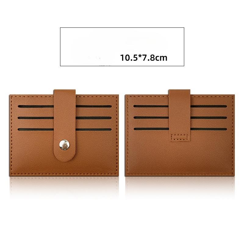 Fashion Leather Ultra-thin Card Holder Bank Credit ID Cards Cover Pouch Case Wallet Organizer Thin Business Bank Card Package