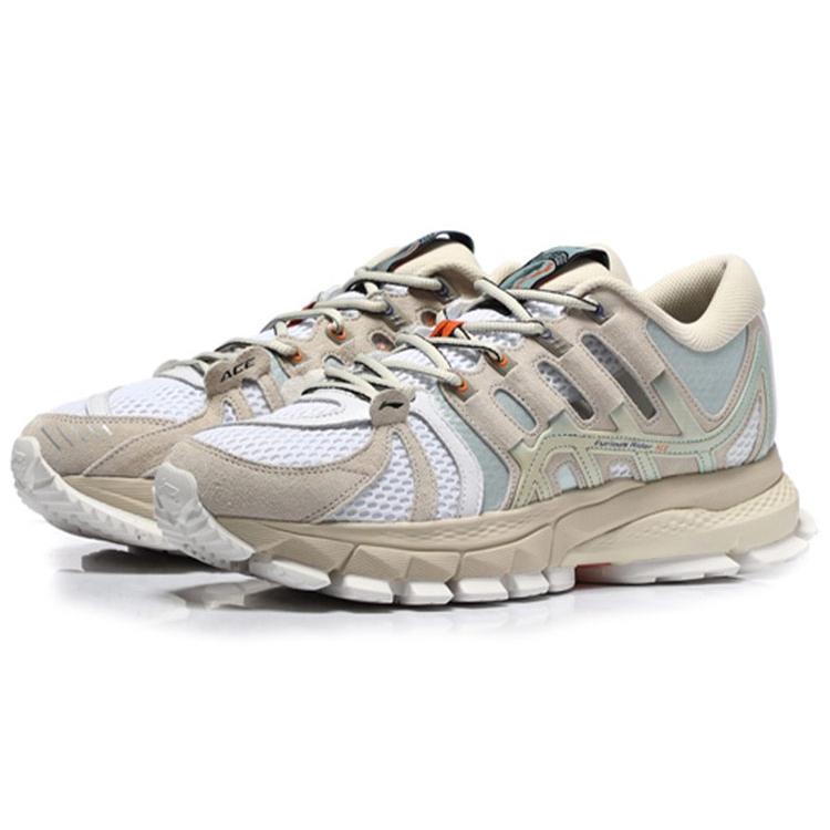 Li Ning Furious Rider ACE Cushioning Impact Resistant Low top Running Shoes Men's White ARZN005-1