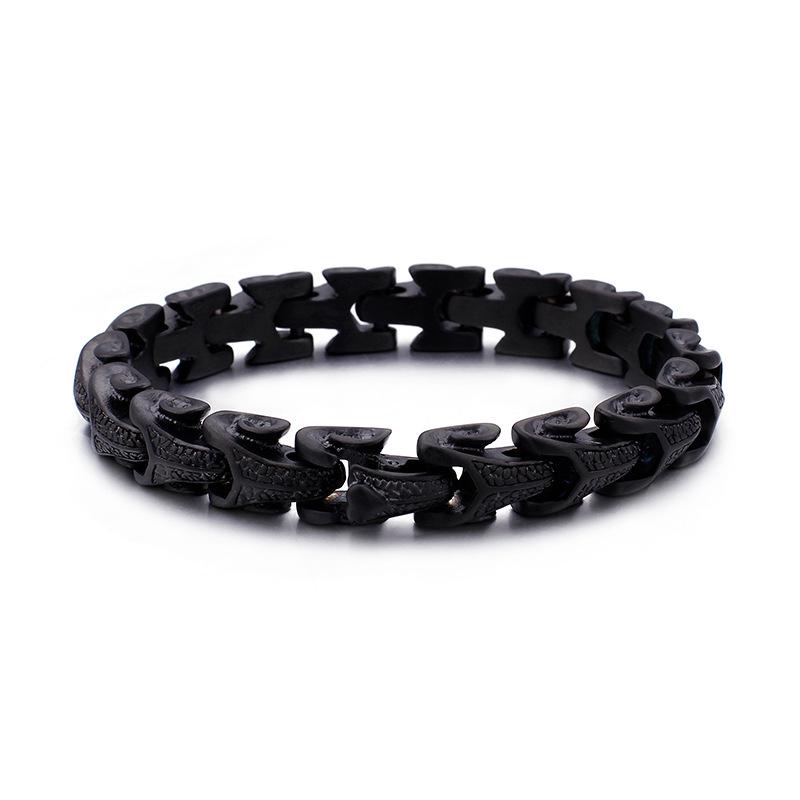 Korean Style Trendy Dragon Bone Stainless Steel Men's Titanium Bracelet