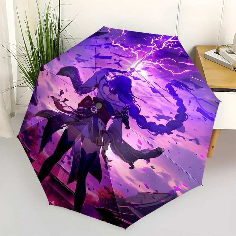Thunder, Fantasy Automatic Opening and Closing, 8 rib Structure Portable Umbrella, Suitable for Men and Women in All Seasons  Perfect Gift f