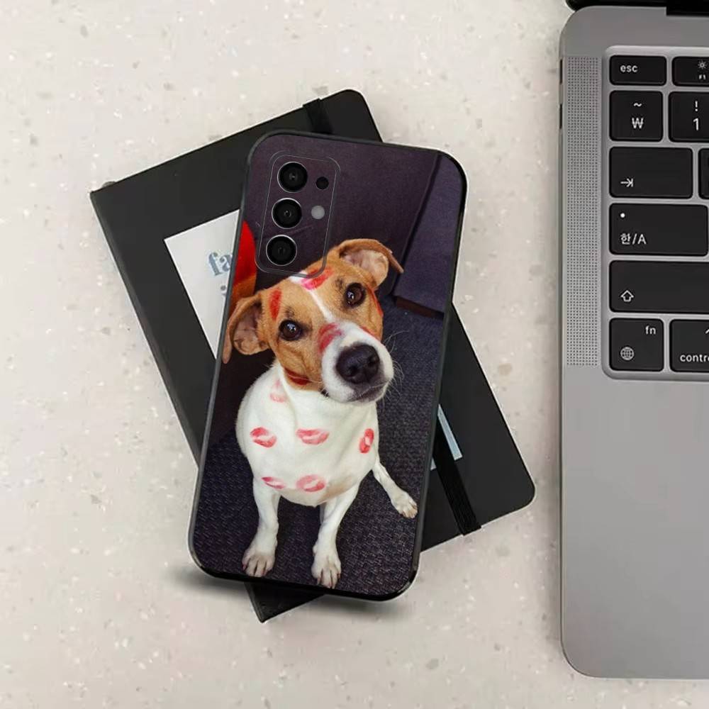 Jack Russell Terrier Dog  Case For Samsung Galaxy A73,52,71,22,Note,31,8,9,53,32,72,41,J7,Soft Black Silicone Cover SamsungA21S