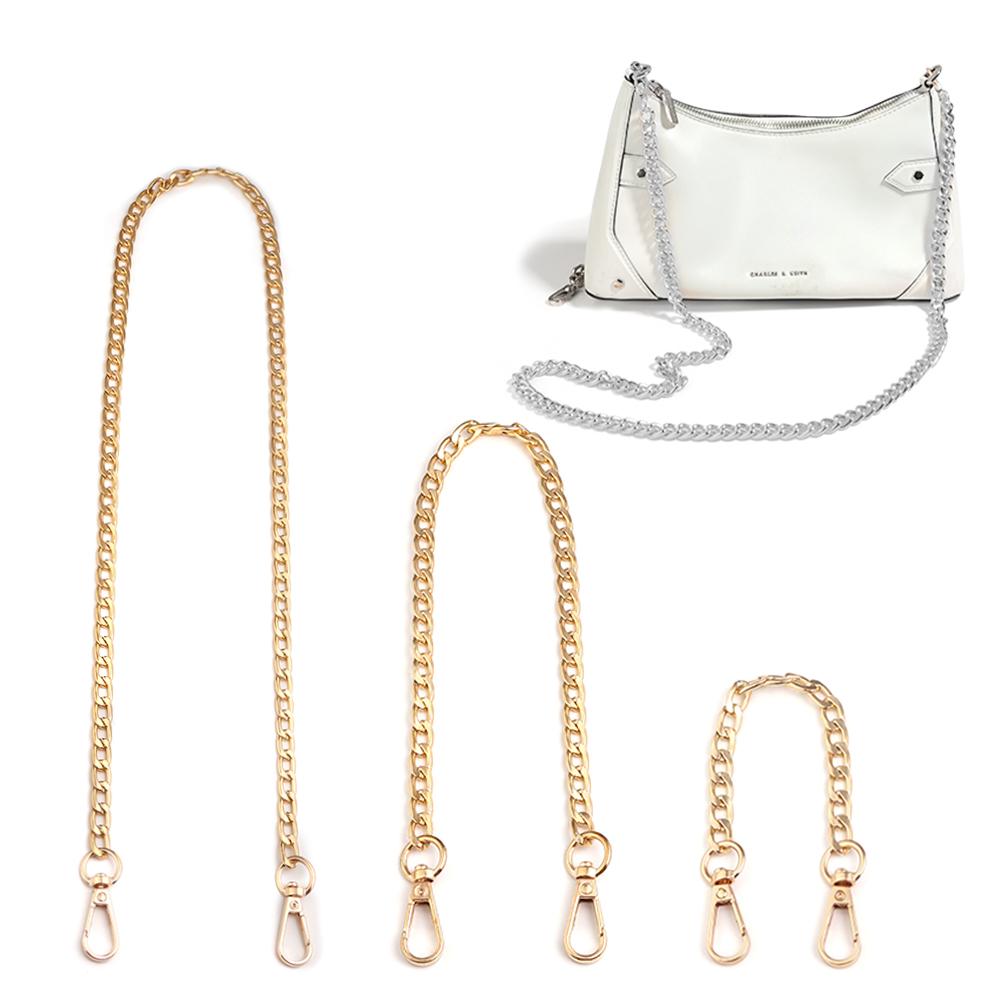 20/40/80/120cm Metal Aluminum Chains Replacement Underarm Crossbody Shoulder Handbag Bags Strap Extension Chains DIY Accessories