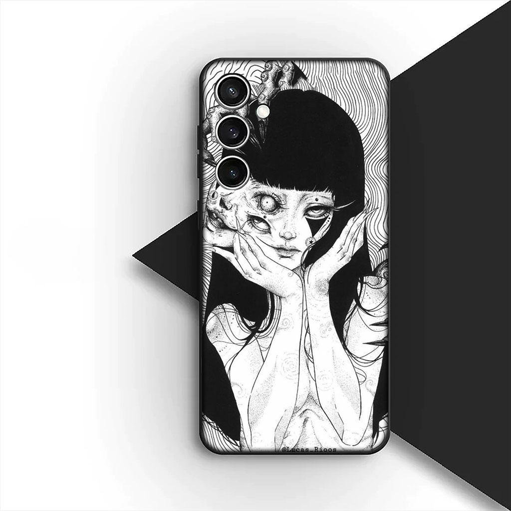 Phone Cover for Samsung Galaxy S22 S21 S20 FE Ultra Plus A07 A17 A15 A16 A25 A57 A37 Case Comics Junjis Tomie Ito Collection