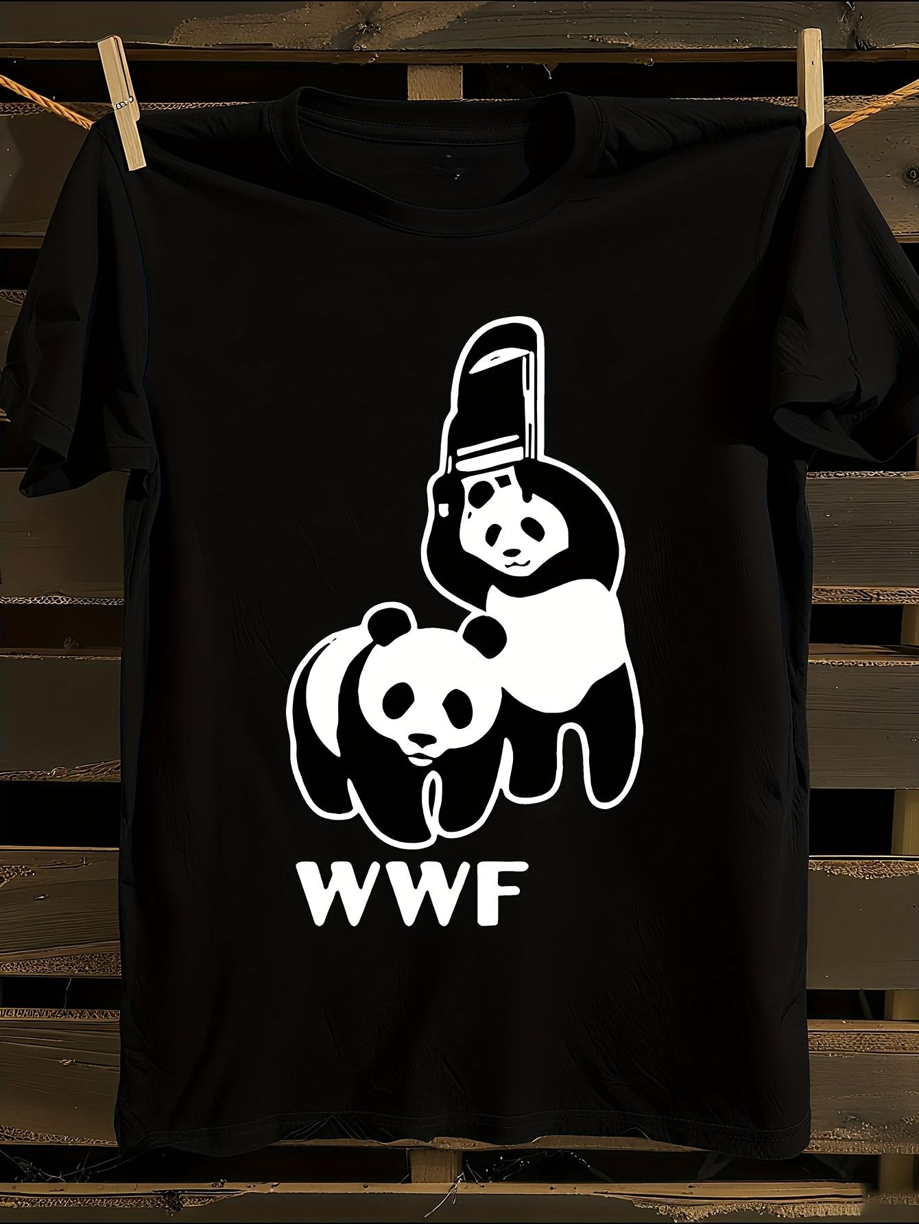 WWF Panda Print T-Shirt XXXL