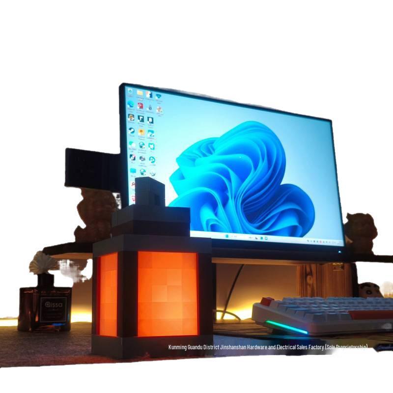 My World Rechargeable Glowing Night Light - Kids' Game Torch for Bedrooms