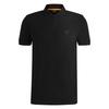 Mens Logo Quarter Zip Polo Shirt