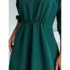 Women's Spring and Summer New Fashionable and Casual Seven Sleeve Waist Slimming Dress