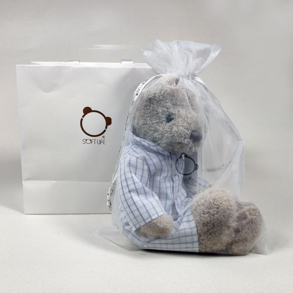 Джентльмен Медведь Успокаивающая Кукла Плюшевая Игрушка Одежда Медведь Кукла 30cm — фото 5