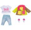 Zapf Creation Baby Born Doll Clothes Colorful Plush Coat and Suit 830154